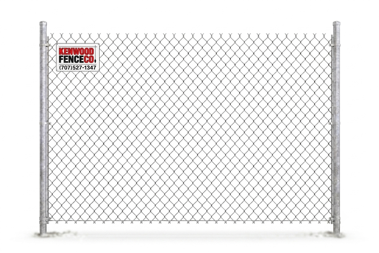Post-Driven Chain Link Fence